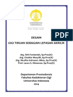 Desain Gigi Tiruan Sebagian Lepasan Akrilik-Departemen Prostodonsia Fkgui