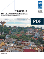 l'Impact Socio Eco Covid19 Madagascar Pnud Madagascar Avril 2020