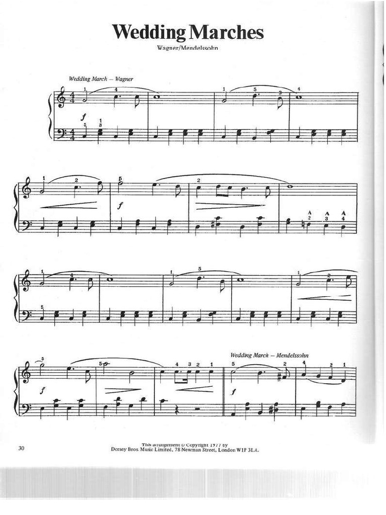 Wedding Marches PDF