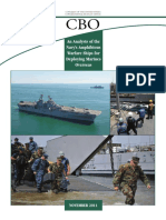 Analysis of Amphibious Warfare Ships For Deploying Marines Overseas