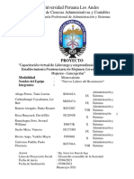 Proyecto Inicial para Proyeccion Social Grupo Nuevos Líderes Del Bicentenario