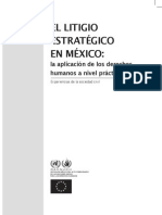 EL LITIGIO ESTRATÉGICO EN MÉXICO