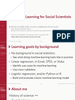Machine Learning For Social Scientists: Momin M. Malik, PHD