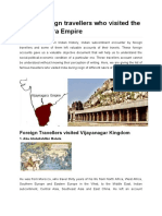 List of Foreign Travelers Who Visited The Vijayanagar Empire