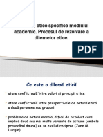 Curs 2 - Dileme - Etice - Proces - Rezolvare - Dilemelor - Etice - MRU - IFR