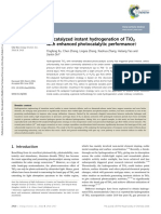 Paper: Pd-Catalyzed Instant Hydrogenation of Tio With Enhanced Photocatalytic Performance
