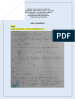 GUIA PEDAGOGICA MATEMATICAS 3CER AÑO JOHANA Elba