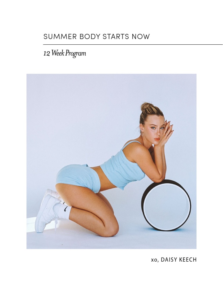 12 Week Program Summer Body Starts Now PDF Anatomical Terms