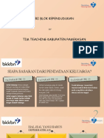 Materi Blok Kependudukan Pendataan Keluarga 2021