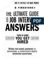 The Ultimate Guide To Job Interview Answers 7th Edition