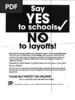 Union Leaflet for Parents