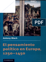 Black El pensamiento político en Europa 1250-1450