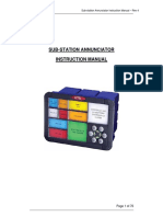 Sub-Station Annunciator Instruction Manual Rev 4