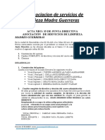 ACTA de Junta Cambio Completo de Directiva