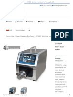 CT3000F Micro Gear Pump - Lead Fluid Technology Co., LTD