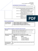 Section 1: Essential Questions & Standards (1 Grade General Music)