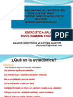 Estadistica Post gradoUNCP