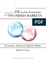 Essays On The Economics of Two-Sided Markets - Economics, Antitrust and Strategy