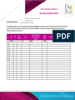 Teaching Journal Format: Teacher in Training's Name: Language Course: Journal Entry Dates From