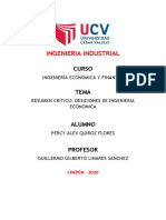 Resumen Critico (Decisiones de Ingeniería Economica)