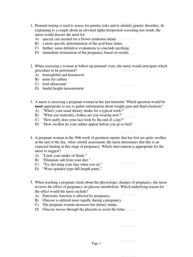 Prenatal Care and Genetic Testing Insights | PDF | Fetus | Pregnancy