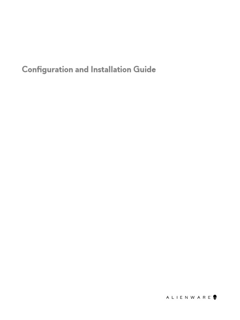 Alienware AWCC Installation Guide | PDF | Computer Keyboard | Microsoft ...