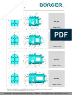 Dimensions - Blueline Classic and Select PL Series: Weight: 99 KG