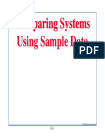 Comparing Systems Using Sample Data