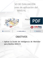 Instrucciones de Aplicación Del WAIS-IV