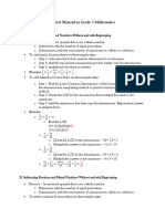 Review Material in Grade 5 Mathematics