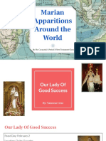 Marian Apparitions Around The World: by Ms. Cavazzini's Period D New Testament Class