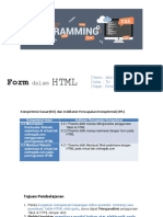 Media - Form Dalam HTML