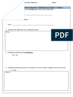 maths pre-test t2 w1-5