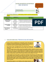 Evaluación Diagnóstica Mia Chamorro 3ro A