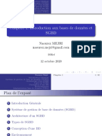 Chapitre - 1 - Introduction - Administration BD
