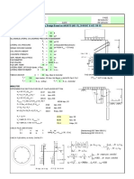 Sheet Pile Wall, With Tieback Anchors, Design Based On AASHTO (HB-17), 2018 IBC & ACI 318-19