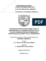 Universidad Nacional "Santiago Antúnez de Mayolo": Facultad de Ciencias Del Ambiente