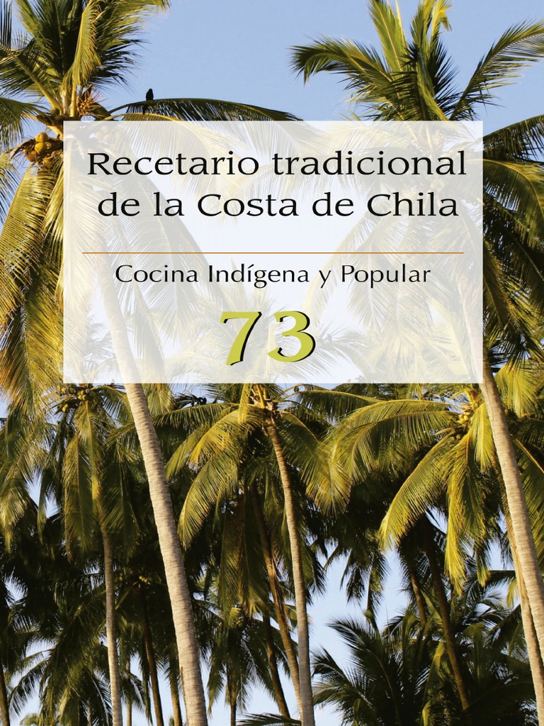 Recetario Tradicional de La Costa de Chila | PDF | Salsa | Cilantro