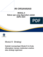 Materi 4 Teori Organisasi - Reviewed