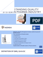 Understanding QA System in Pharma Industry - 23092020