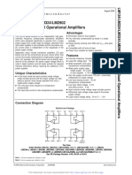 LM124/LM224/LM324/LM2902 Low Power Quad Operational Amplifiers