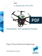 Hexacopter With Gripping Module: Mechatronic Engineering, 180 Credits