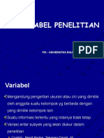 Variabel Penelitian