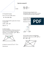 Ejercicios vectores