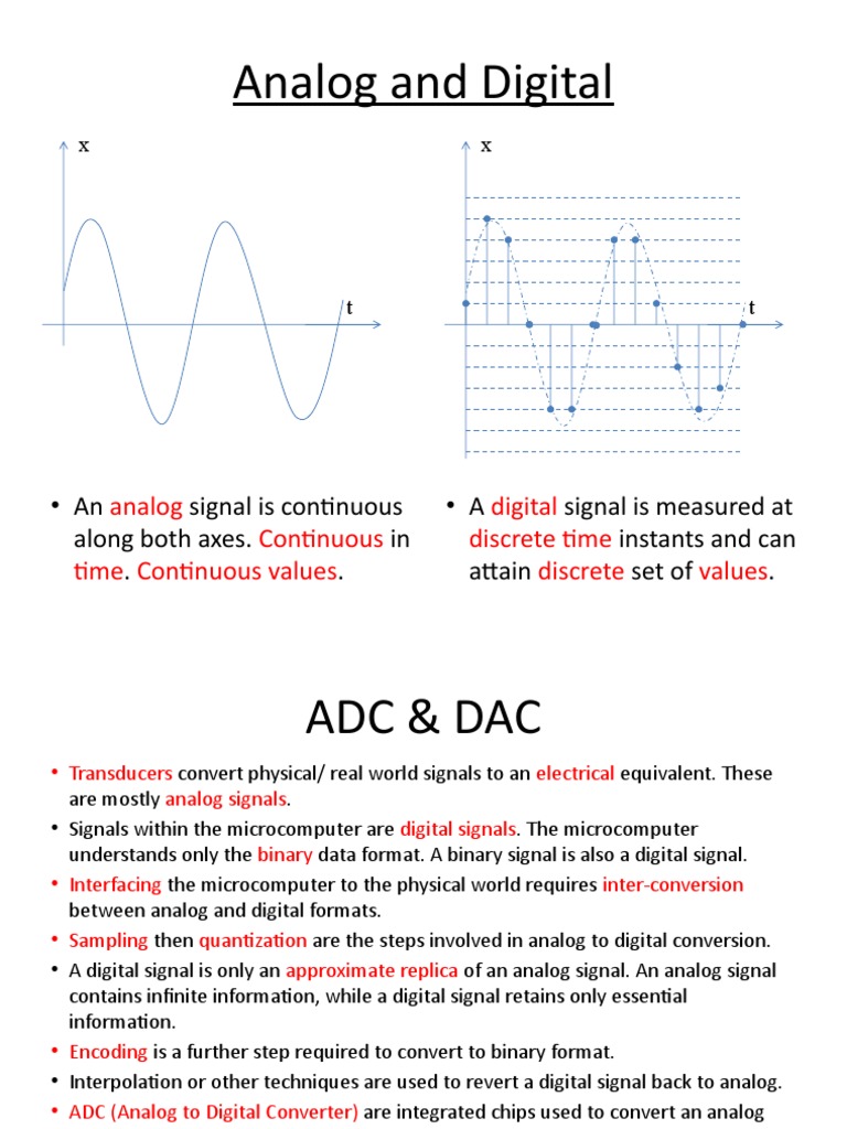 Steps in Analog to Digital Conversion | PDF | Analog To Digital ...