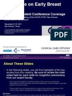 An Update On Early Breast Cancer: CCO Independent Conference Coverage