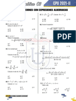 P2 - Operaciones Con Expresiones Algebraicas - Cpu 2021-I