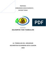 Kelompok Tani Tembulum: Proposal Pengembangan Usaha Budidaya Kacang Tanah