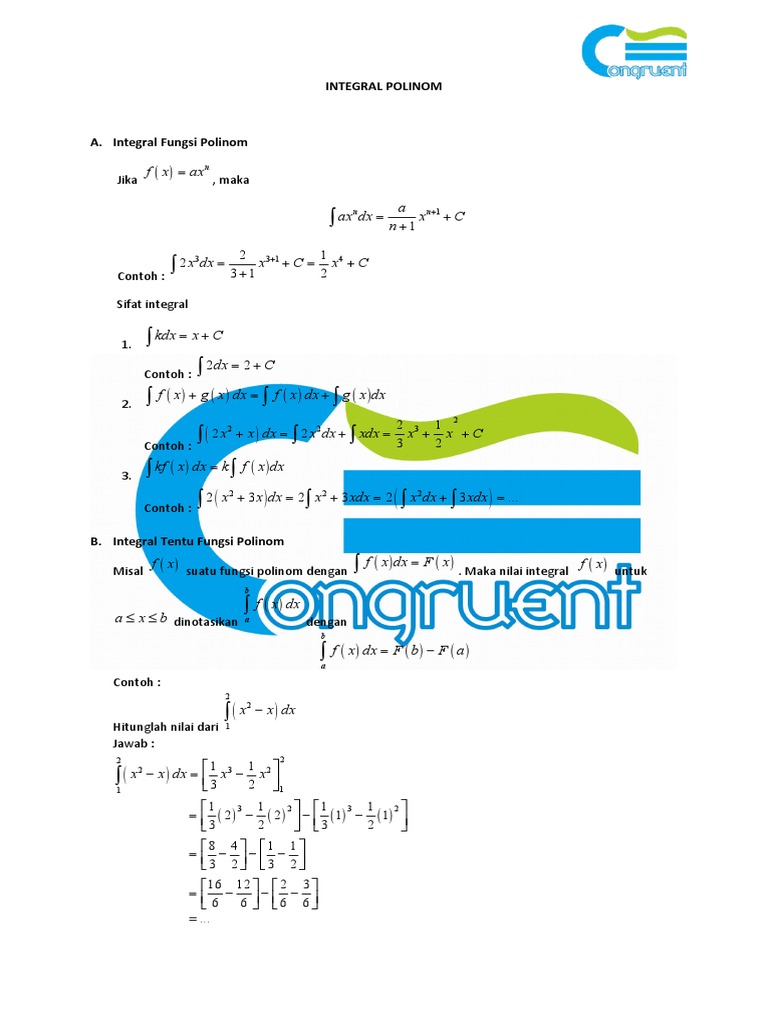 Integral Polinom | PDF