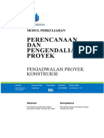 Modul Perencanaan Dan Pengendalian Proyek (TM6)